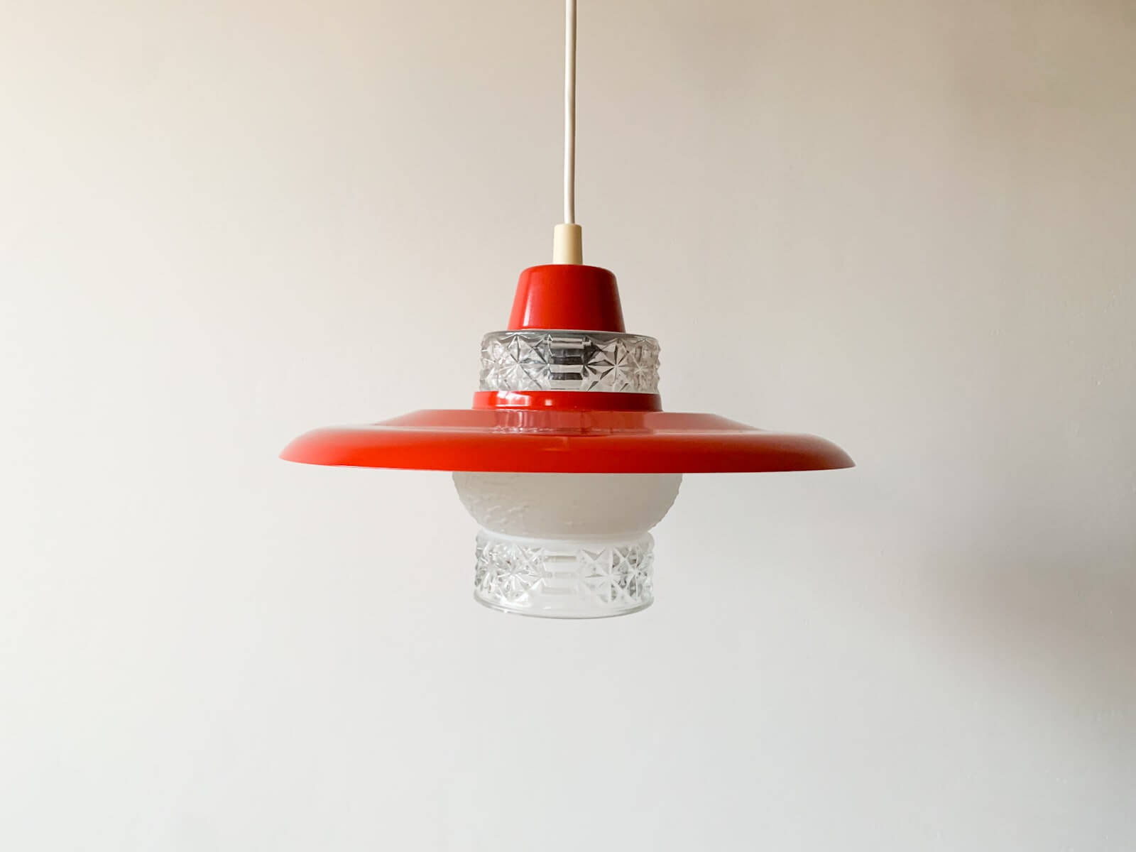 Vintage Space Age Ceiling Lamp Aris Finland