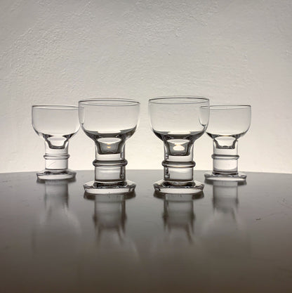Vintage Spirits Glasses | Heikki Orvola Nuutajarvi Herttua | Molna Vintage