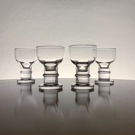 Vintage Spirits Glasses | Heikki Orvola Nuutajarvi Herttua | Molna Vintage
