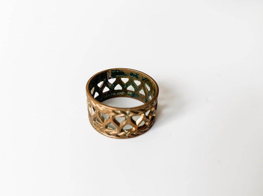 Vintage Uskela Ring Kalevala Bronze | Molna Vintage