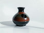 Vintage Vase Art Deco Blak Silver Glass | Molna Vintage