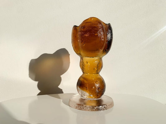 Vintage Vase Kivi Humppila Amber | Molna Vintage