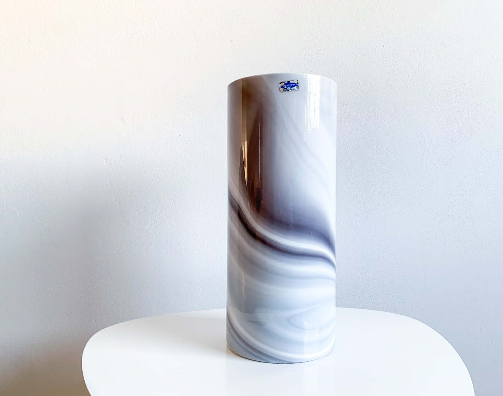 Vintage Vase Marmori Kerttu Nurminen Nuutajarvi 1980s