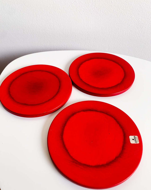 Vintage Wooden Coaster | Juhava Finland | Molna Vintage