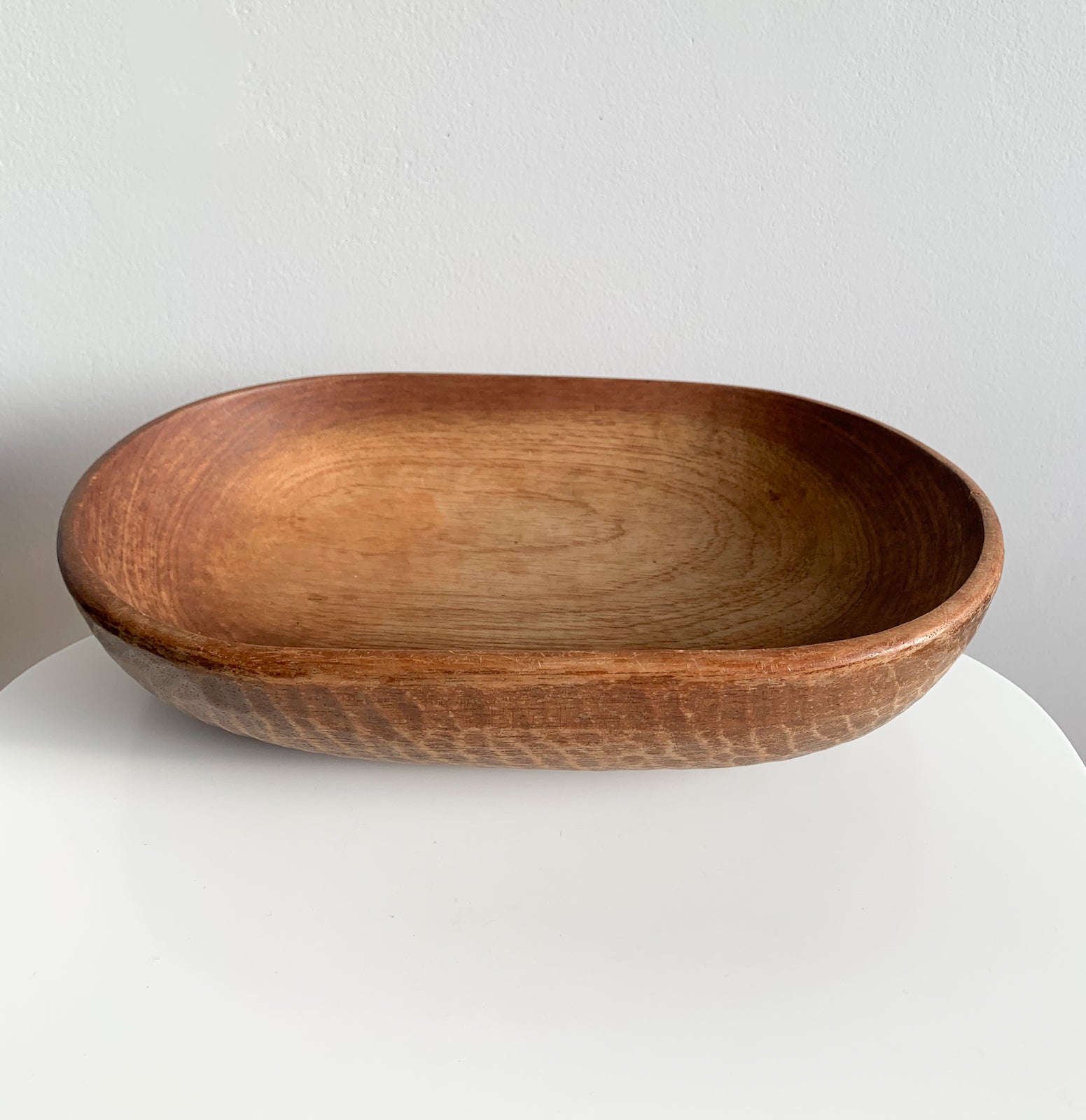 Vintage Wooden bowl | Carved Wood Midcentury | Molna vintage