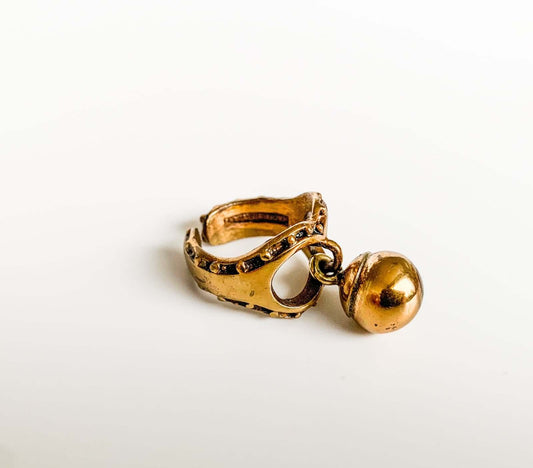 Vintage bronze ring Valo Koru Jorma Valo Kinetic