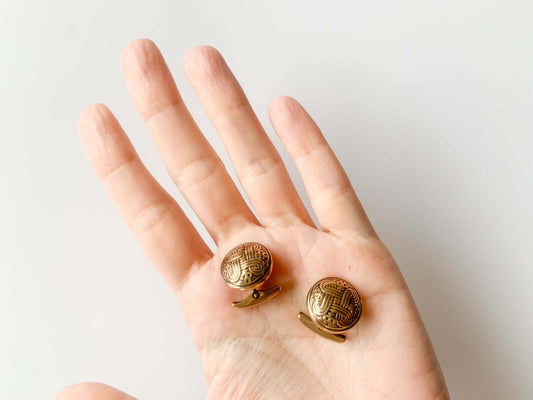 Vintage cufflinks, Kalevala Koru | Finnish design jewelry