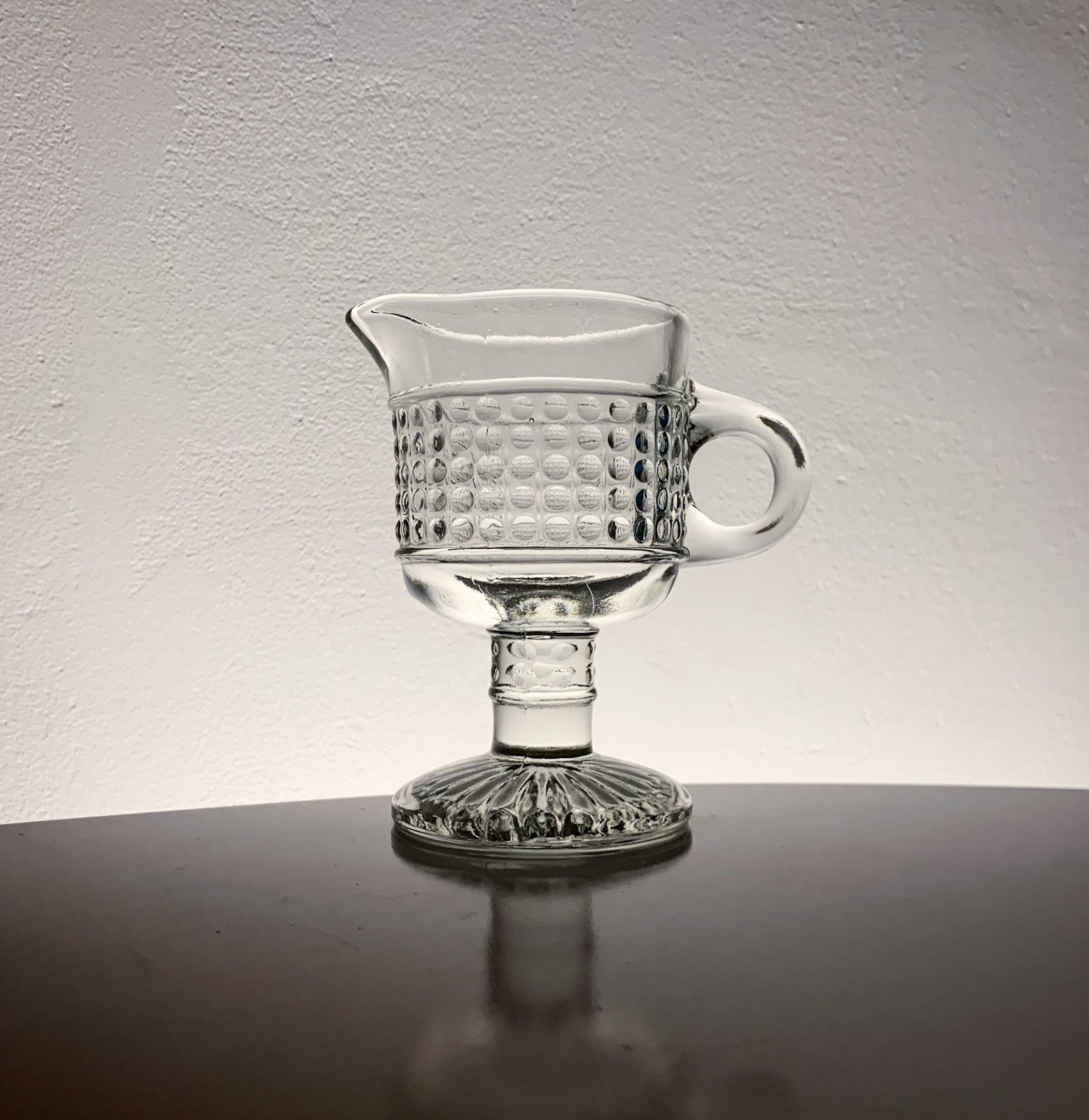 Vintage glass pitcher | Barokki Riihimaen Lasi Finland | Molna Vintage