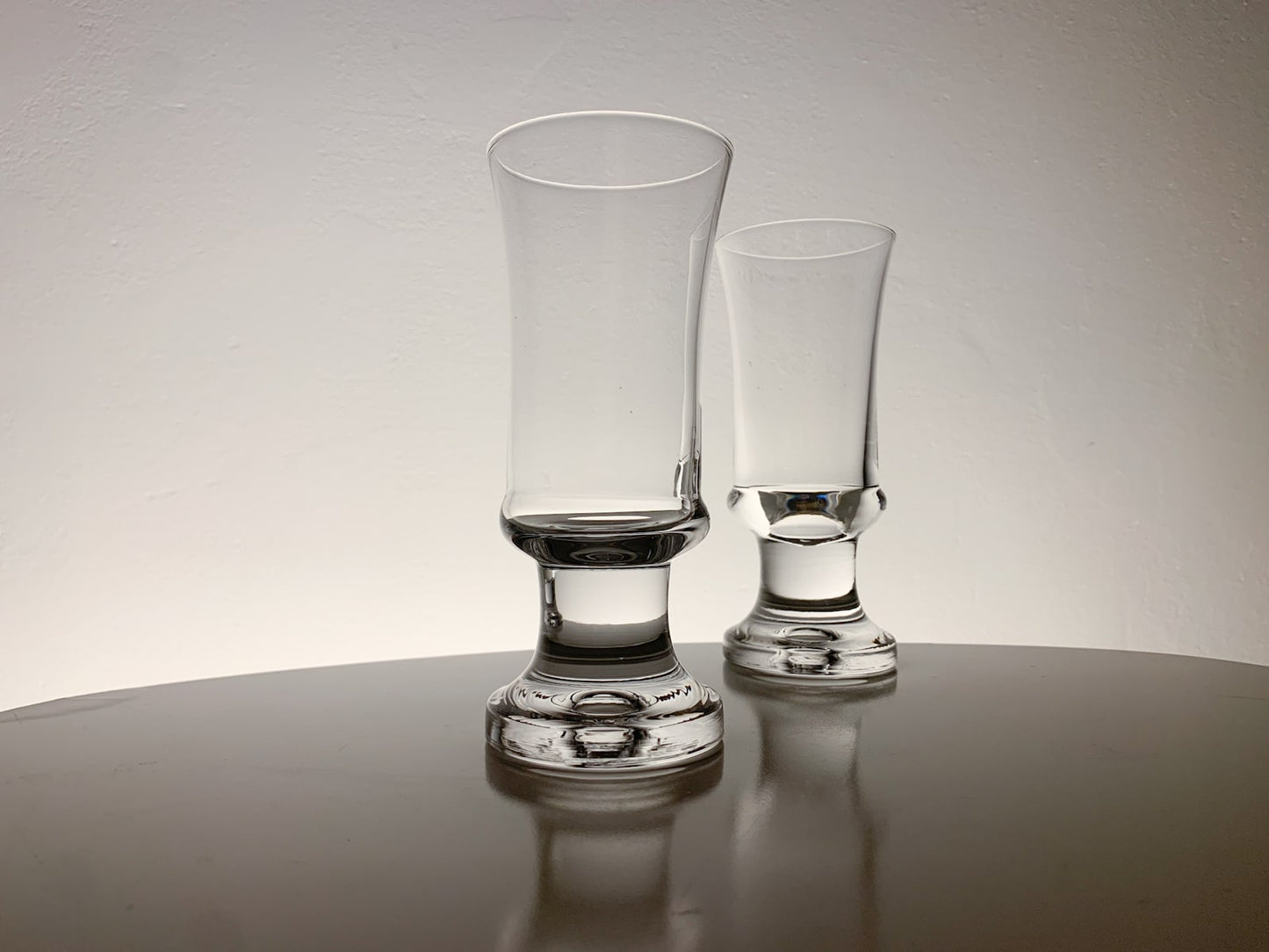 Vintage glasses Tavastia sparkling wine 