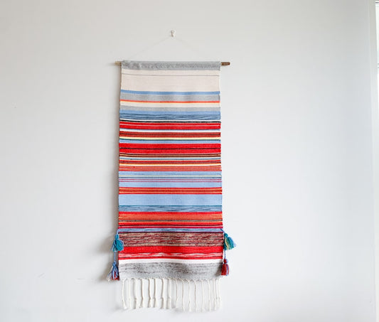 Vintage rug carpet tapestry raanu, Finland 1970s