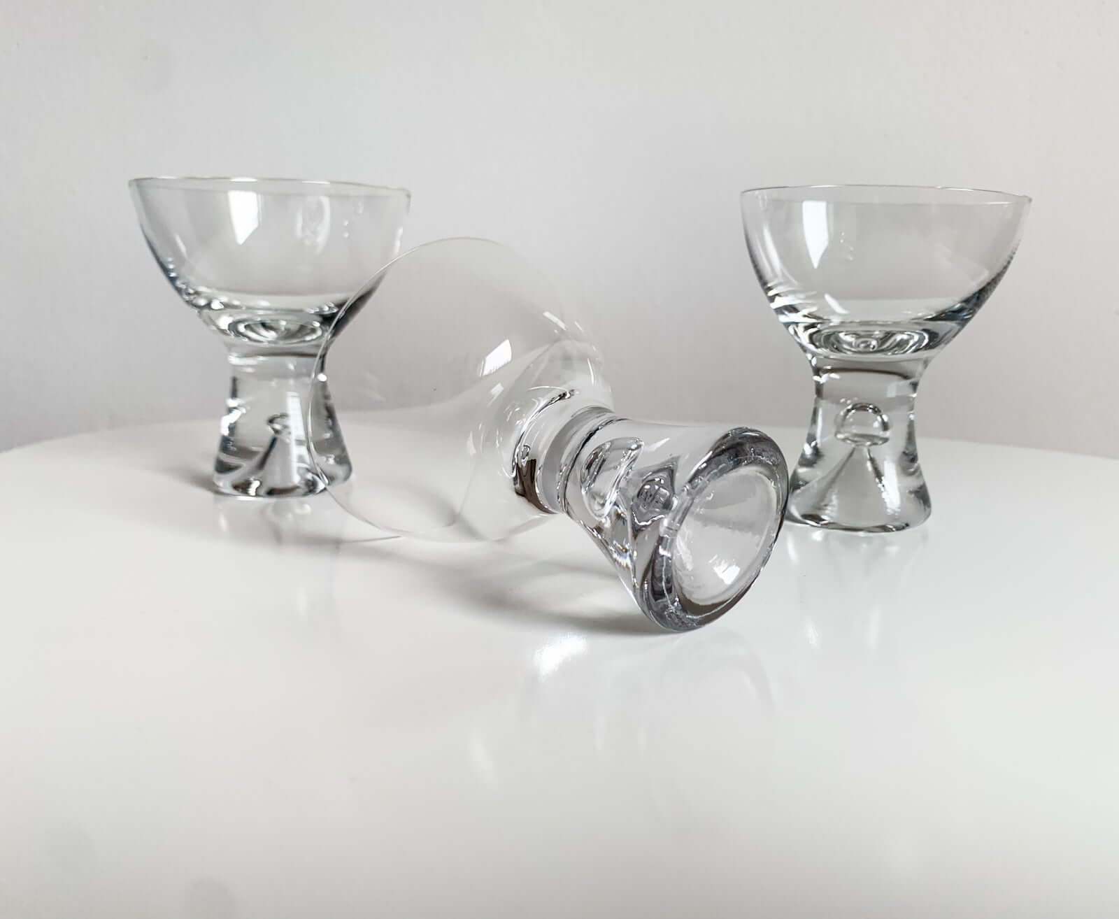 Vintage Tapio glasses Iittala | Designer Tapio Wirkkala | Finnish vintage glass | Molna Vintage shop