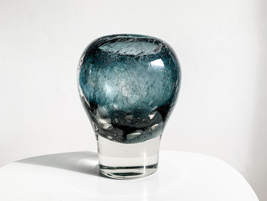 Vintage vase Vulcano Heikki Orvola Nuutajarvi Finland