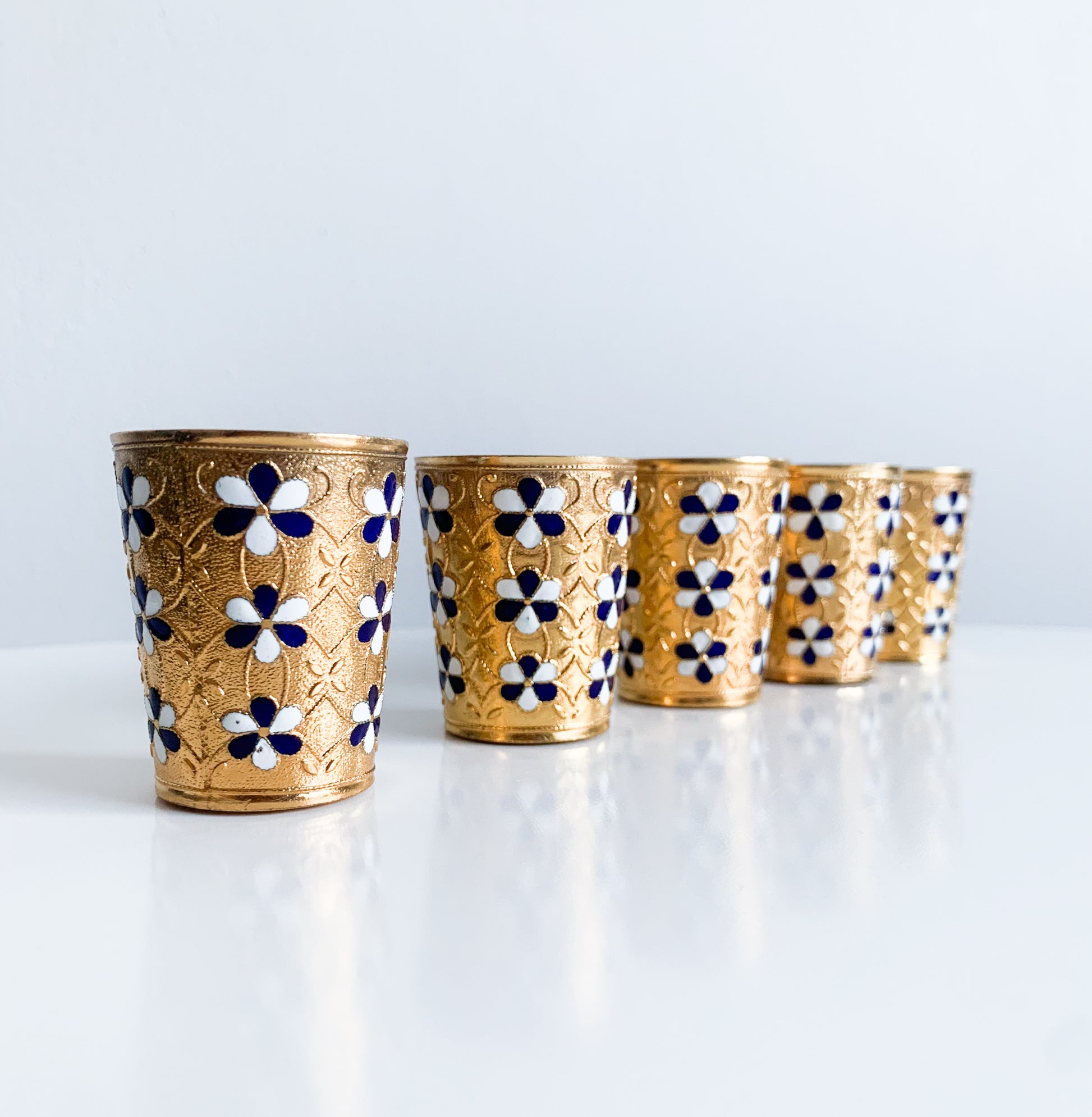 Vintage vodka shot | Russian Style Enamel | Molna Vintage
