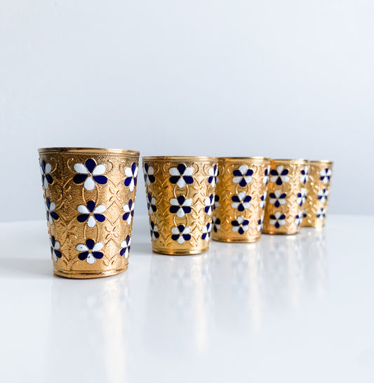 Vintage vodka shot | Russian Style Enamel | Molna Vintage