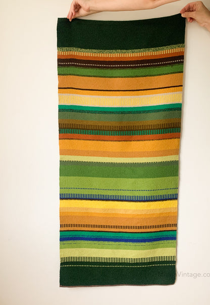 Wall Textile Raanu Wool Tapestry | Green Color | Molna Vintage