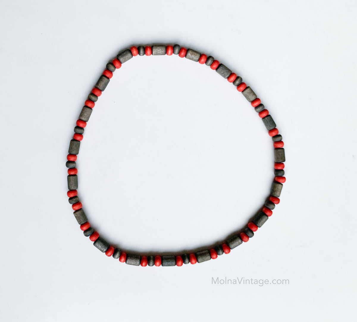 Wooden Bead Necklace | Aarikka Finland | Molna Vintage