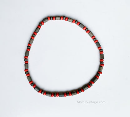 Wooden Bead Necklace | Aarikka Finland | Molna Vintage