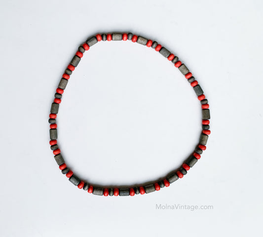 Wooden Bead Necklace | Aarikka Finland | Molna Vintage