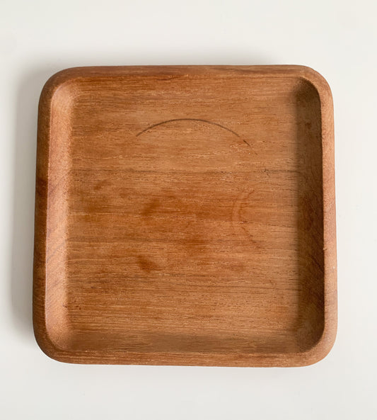Wooden teak tray | Lindholm Bangkok Teak Made Finland | Molna Vintage 