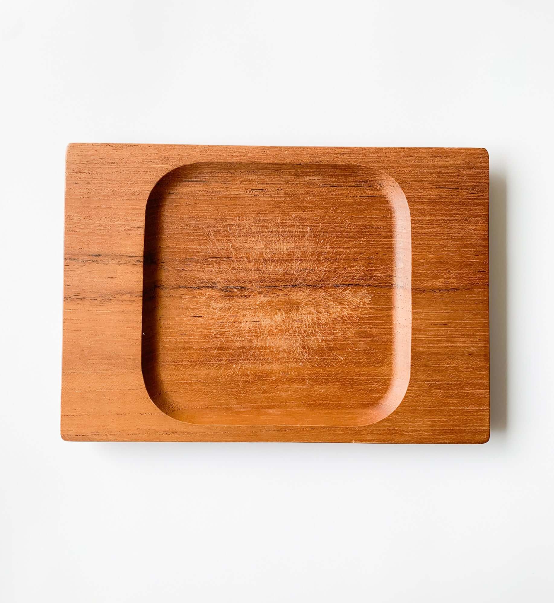 Wooden teak tray | Lindholm Bangkok teak Finland | Molna Vintage 