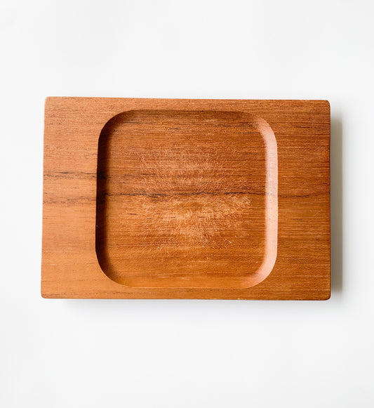 Wooden teak tray | Lindholm Bangkok teak Finland | Molna Vintage 