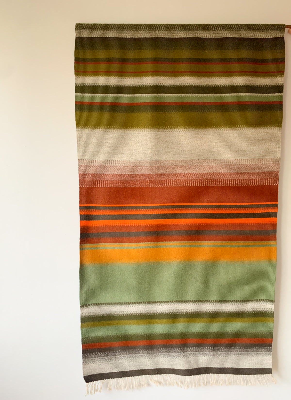 Wool Tapestry rug raanu | Toini Joki Lankatalo Aino Pirtti | Molna Vintage