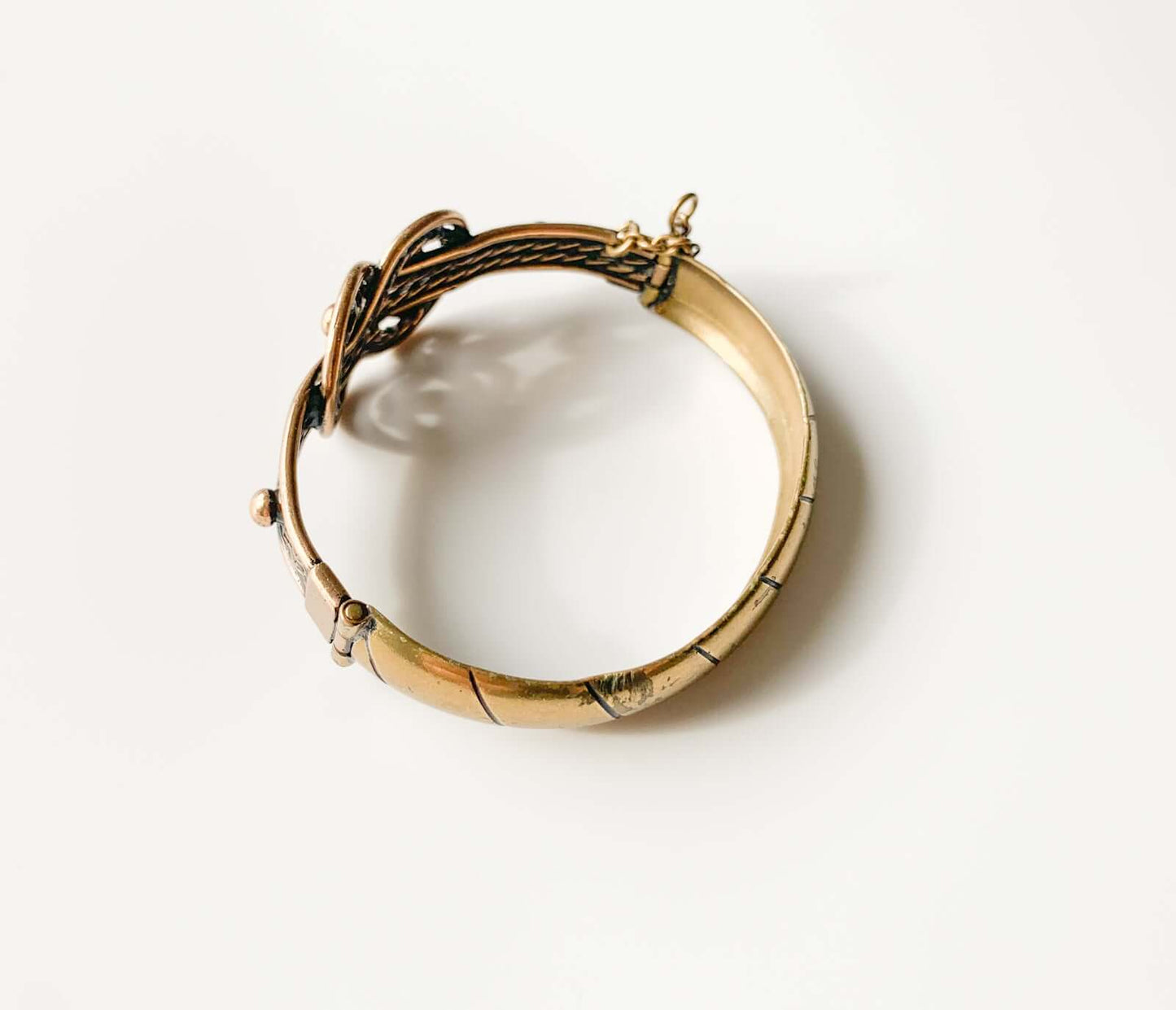 Bronze bracelet Kalevala Koru | Vintage jewelry | Finnish design 