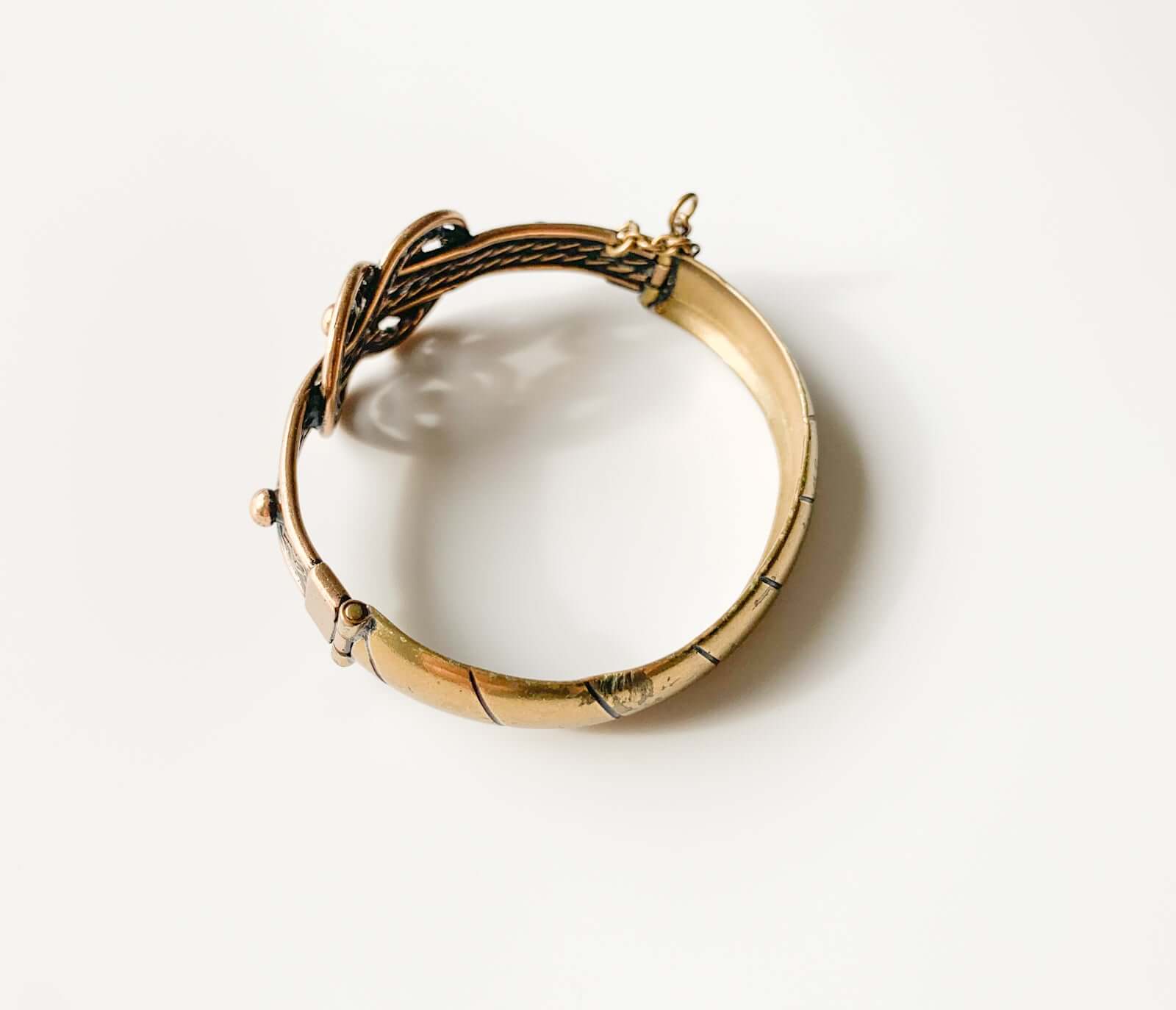 Bronze bracelet Kalevala Koru | Vintage jewelry | Finnish design 